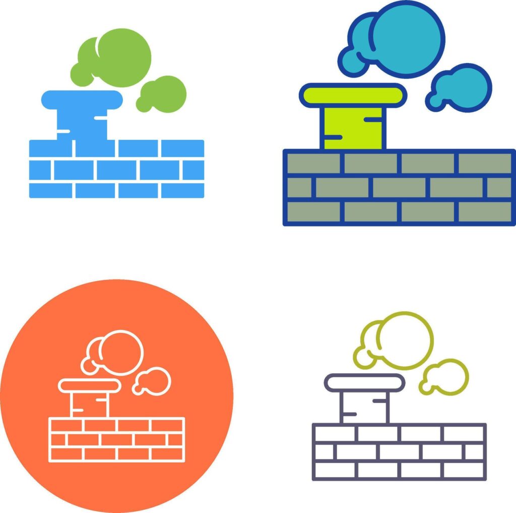 Chimney Icon Design Stock Free