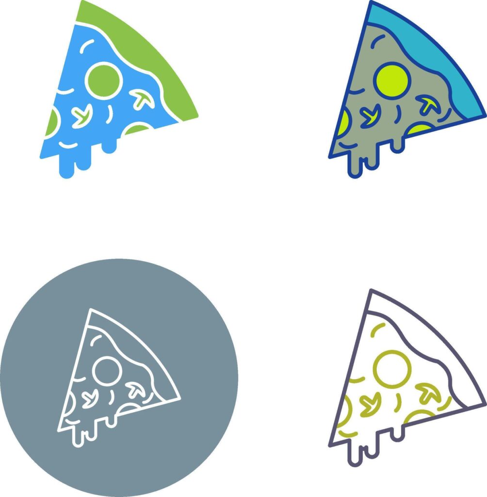 Pizza Icon Design Stock Free