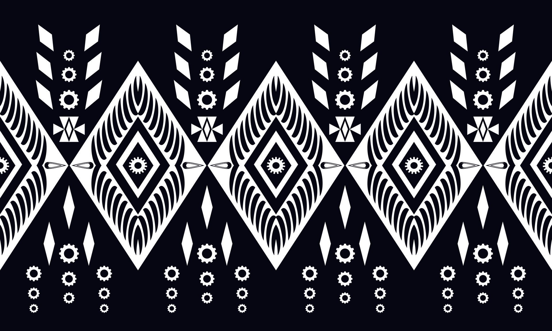 ethnic geometric pattern design for background or wallpaper ,illustration, fabric, clothing, carpet, textile, batik, embroidery. Free Vector and Free SVG