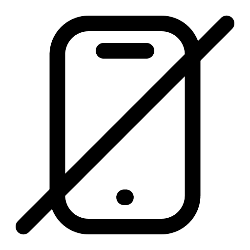 Phone, disabled icon