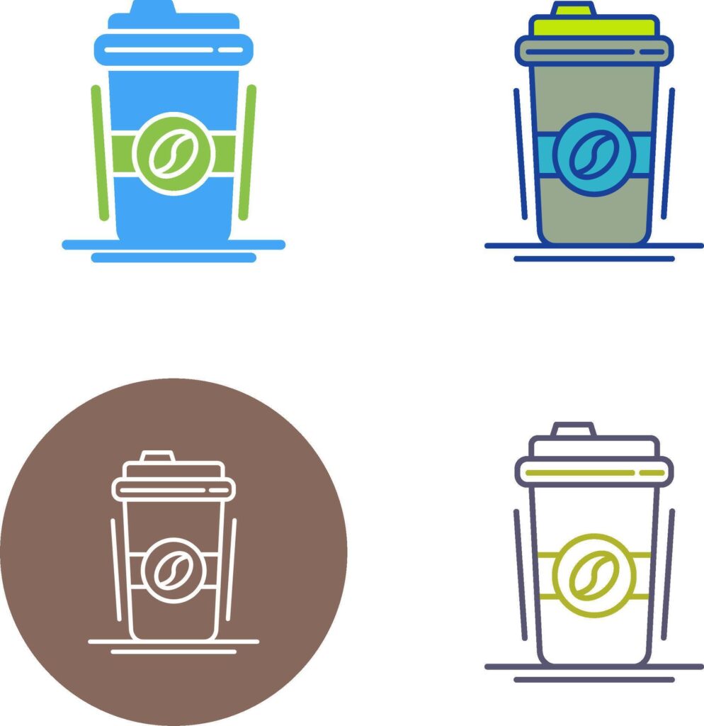 Coffee Cup Icon Design Stock Free