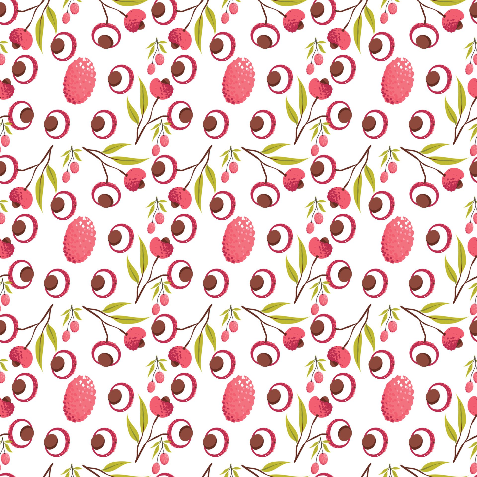 Leaf Seamless Pattern Design Free Vector