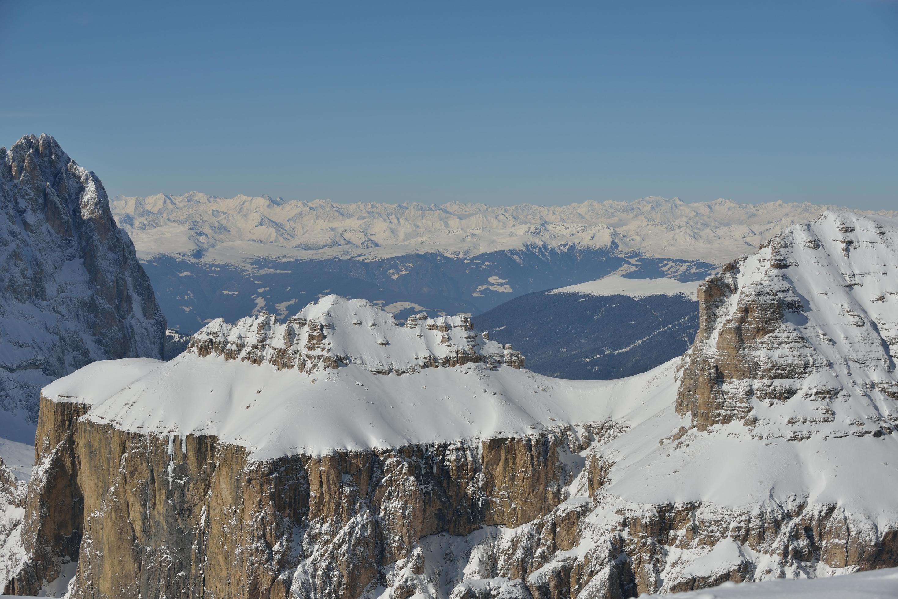 mountain winter nature Stock Free