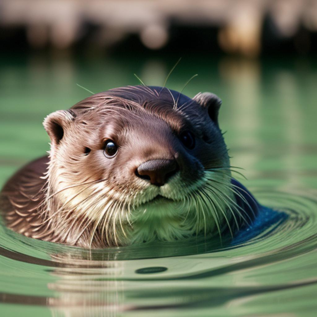 Otter by @phmoanh86 by @ai_generated