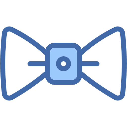 Bow, tie, accessories icon