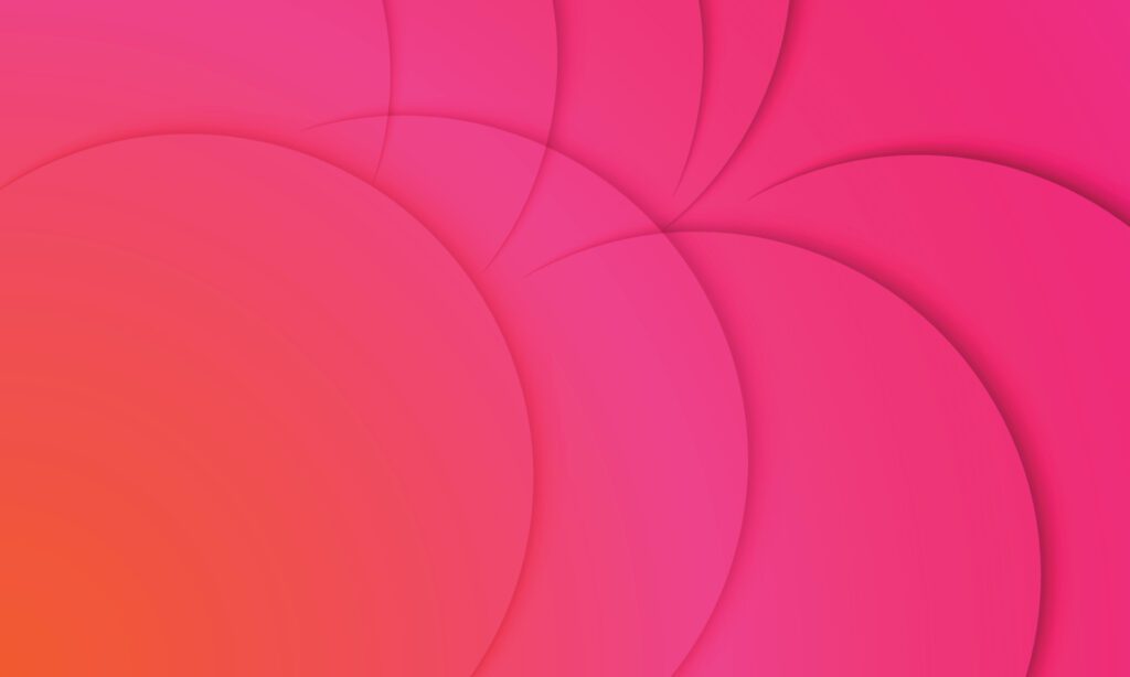 Abstract orange and pink gradient with shadow. Free Vector