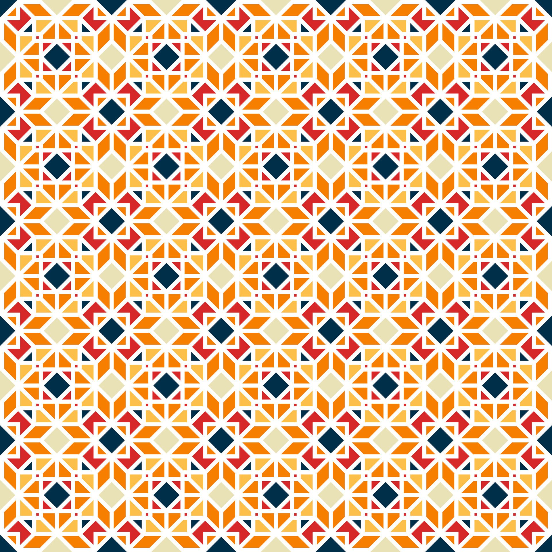 Arabic and Islamic Geometric Pattern Design Free Vector