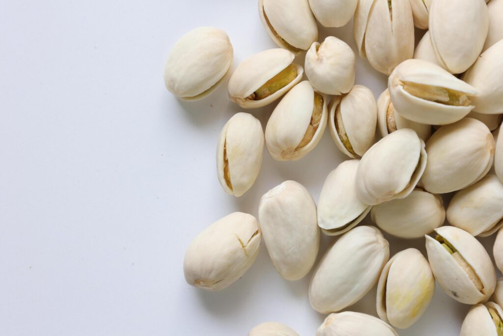 Pistachio nut isolated on white background Stock Free