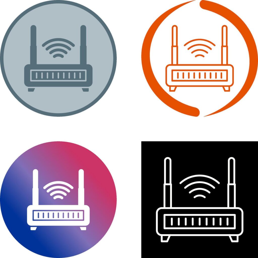 Wifi Router Icon Design Stock Free