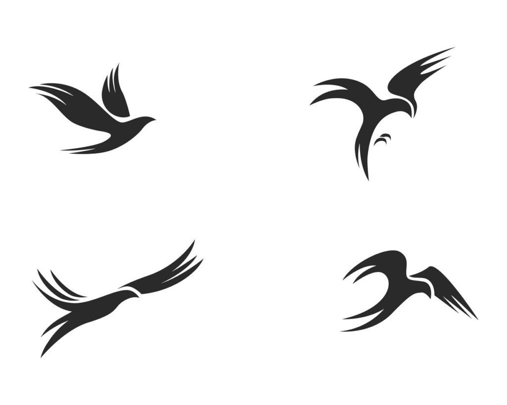 Bird Logo Template vector illustration Stock Free