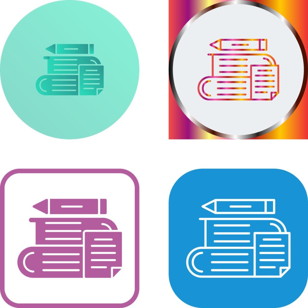 Study Icon Design Stock Free