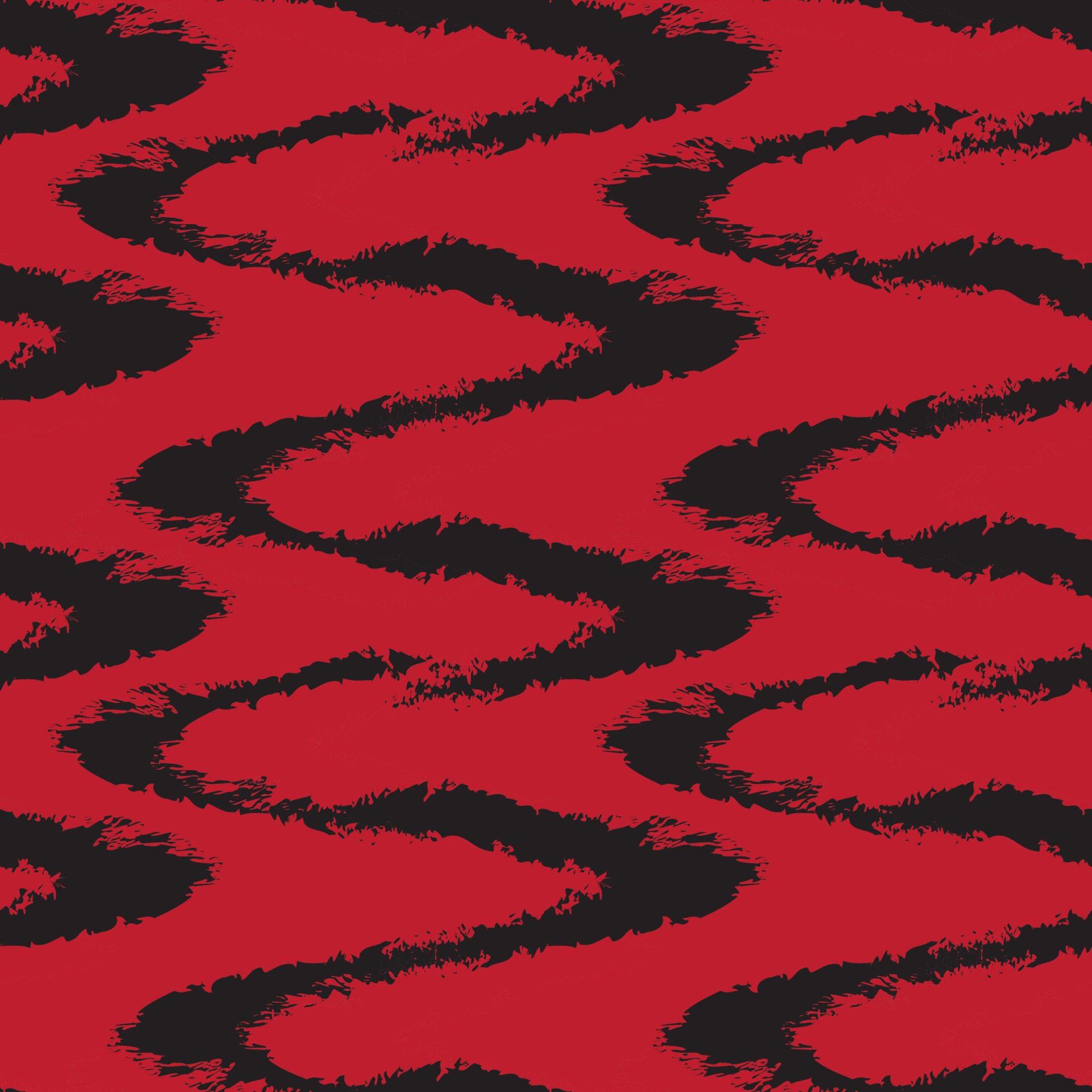 Red Brush Stroke Fur Seamless Pattern Free Vector