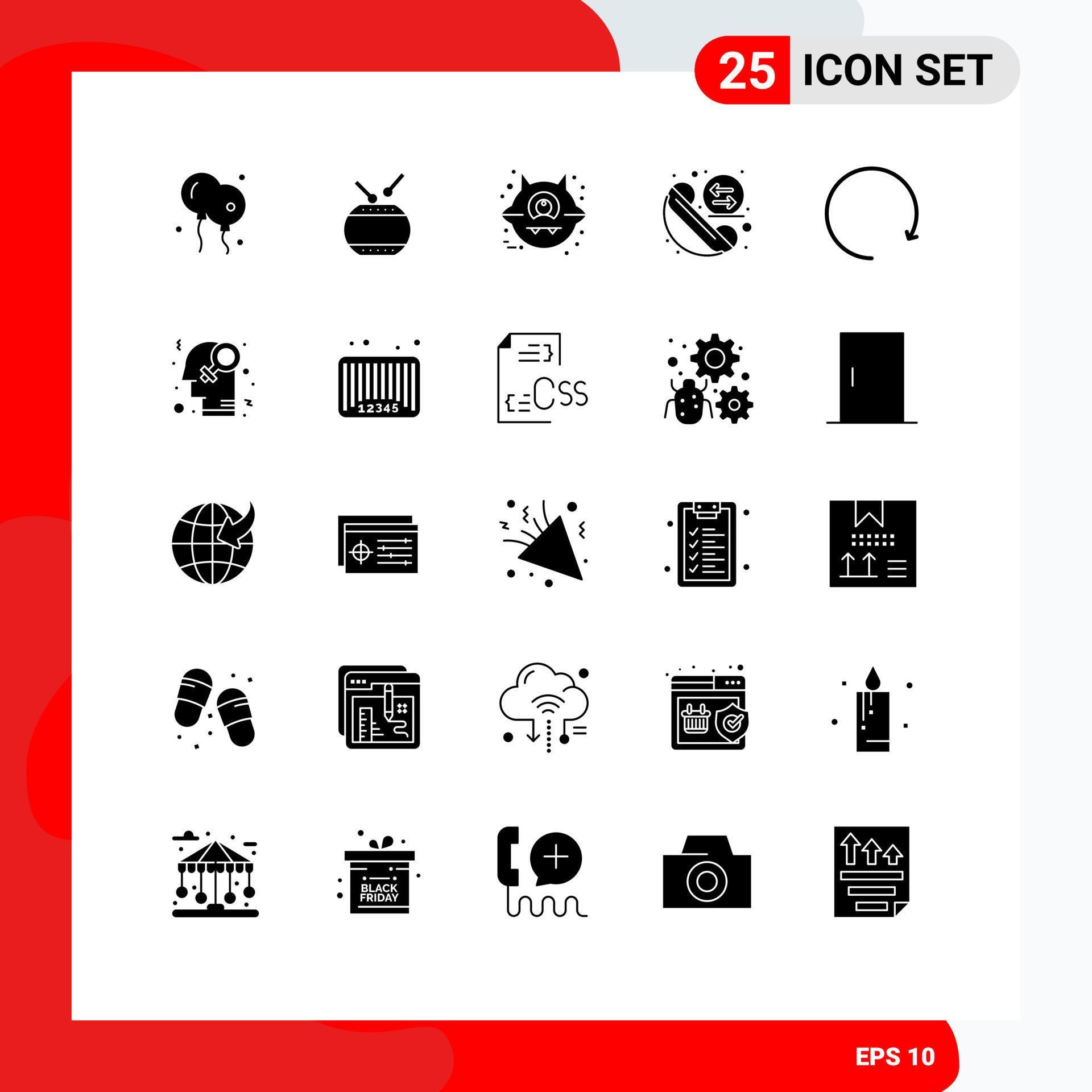 25 Creative Icons Modern Signs and Symbols of feminism clockwise cat arrow phone Editable Vector Design Elements Stock Free