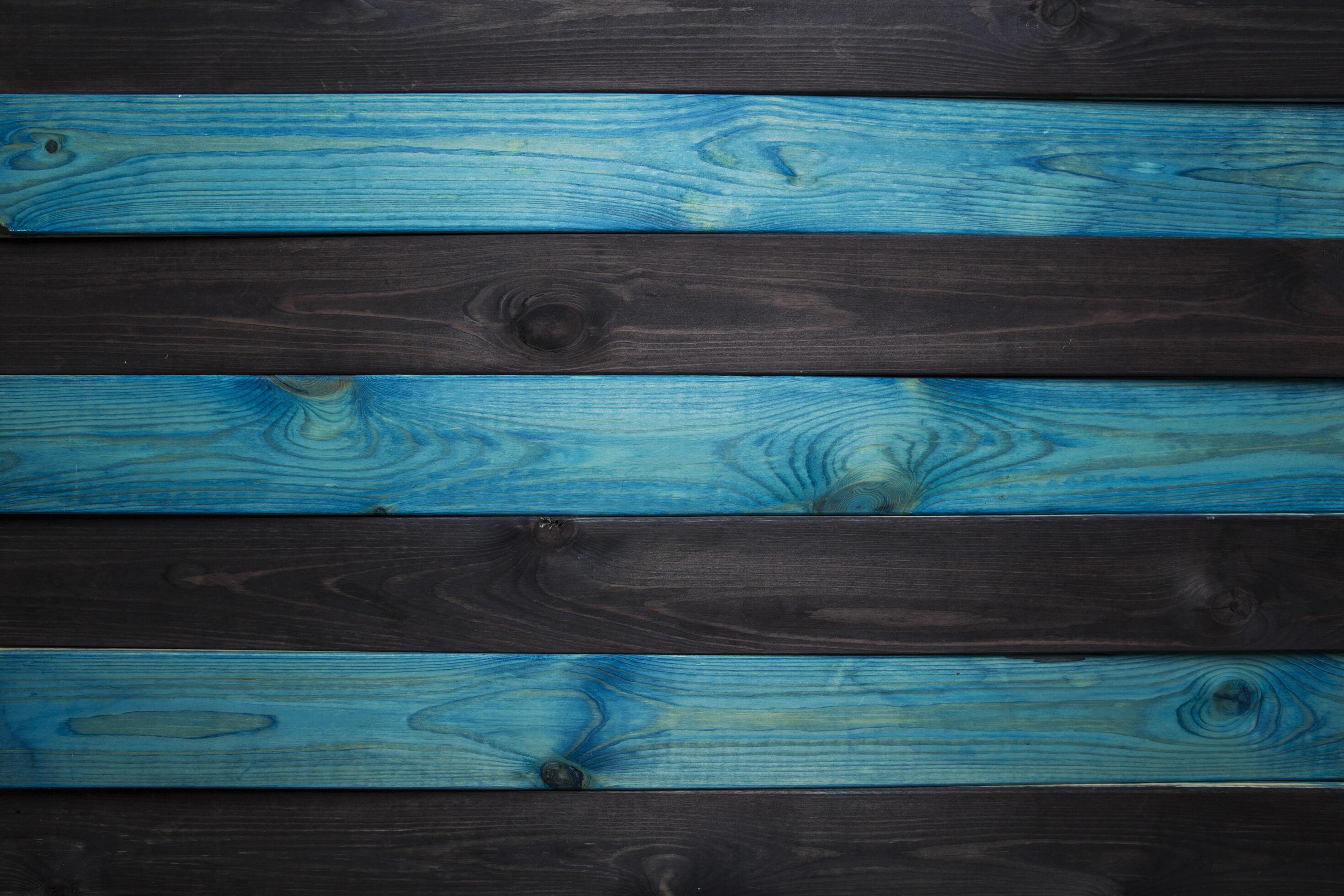 Dark blue wood background Stock Free