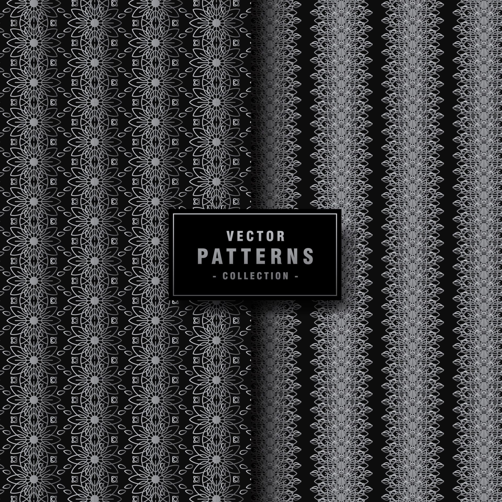 Art deco pattern. Luxury pattern collection Free Vector