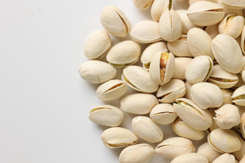 Pistachio nut isolated on white background Stock Free