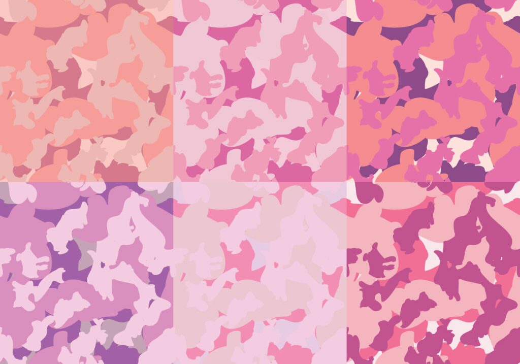 Fashion Pink Patterns Camo Texture Free Vector and Free SVG