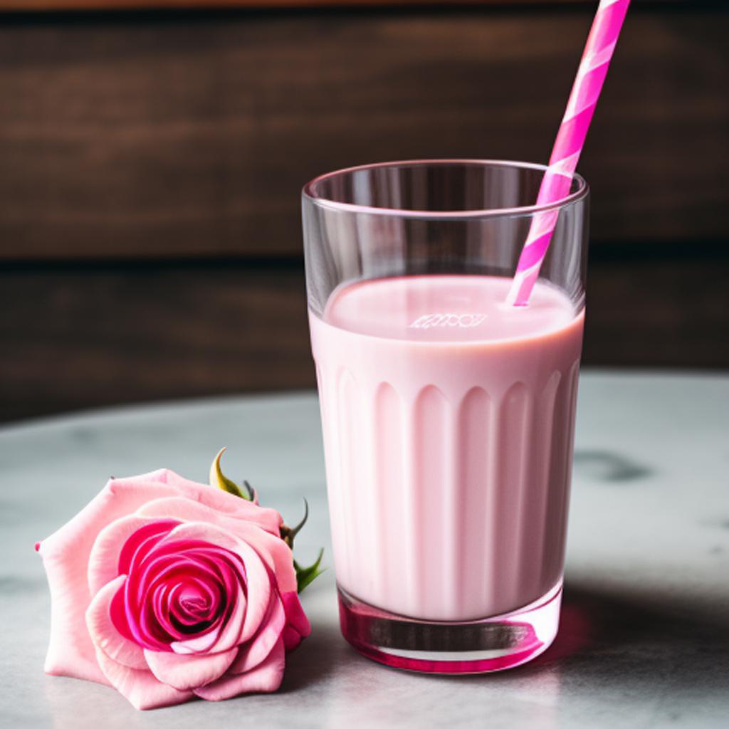 Rose milk by @nishanthk2501 by @ai_generated