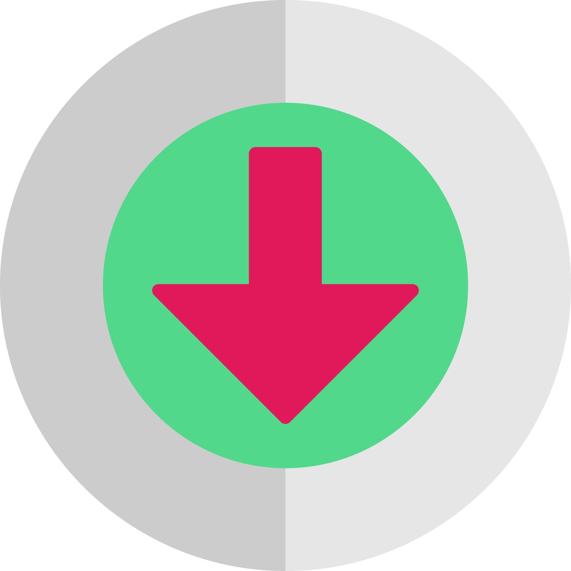 Arrow Alt Circle Down Vector Icon Design Stock Free