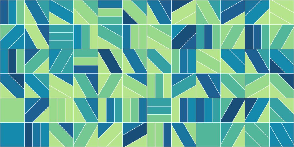 Vintage geometric abstract pattern with square shape. Retro colored geometric pattern. Free Vector