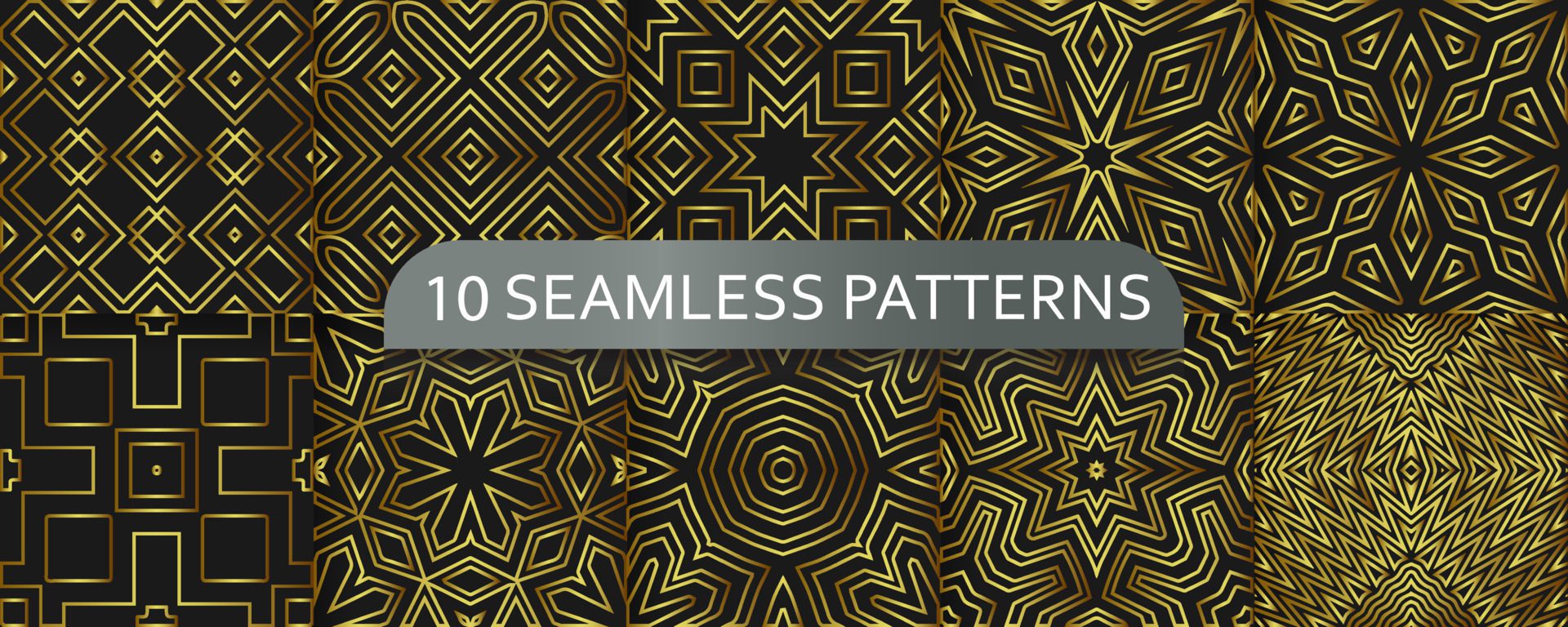 gold seamless pattern Free Vector