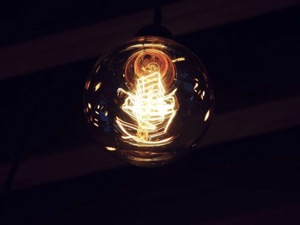 Light Bulb Dark Stock Free