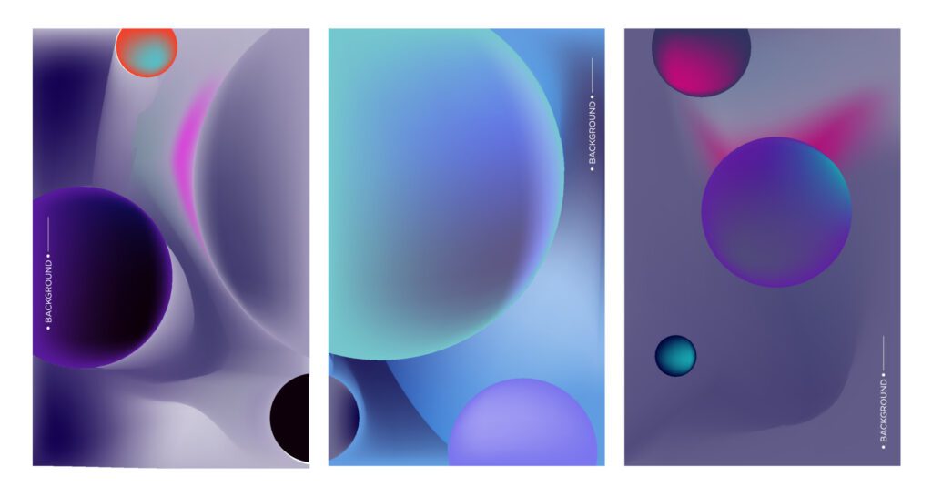 Colorful abstract fluid and geometric background. Space and Galaxy background illustration. Vector banner template. Free Vector