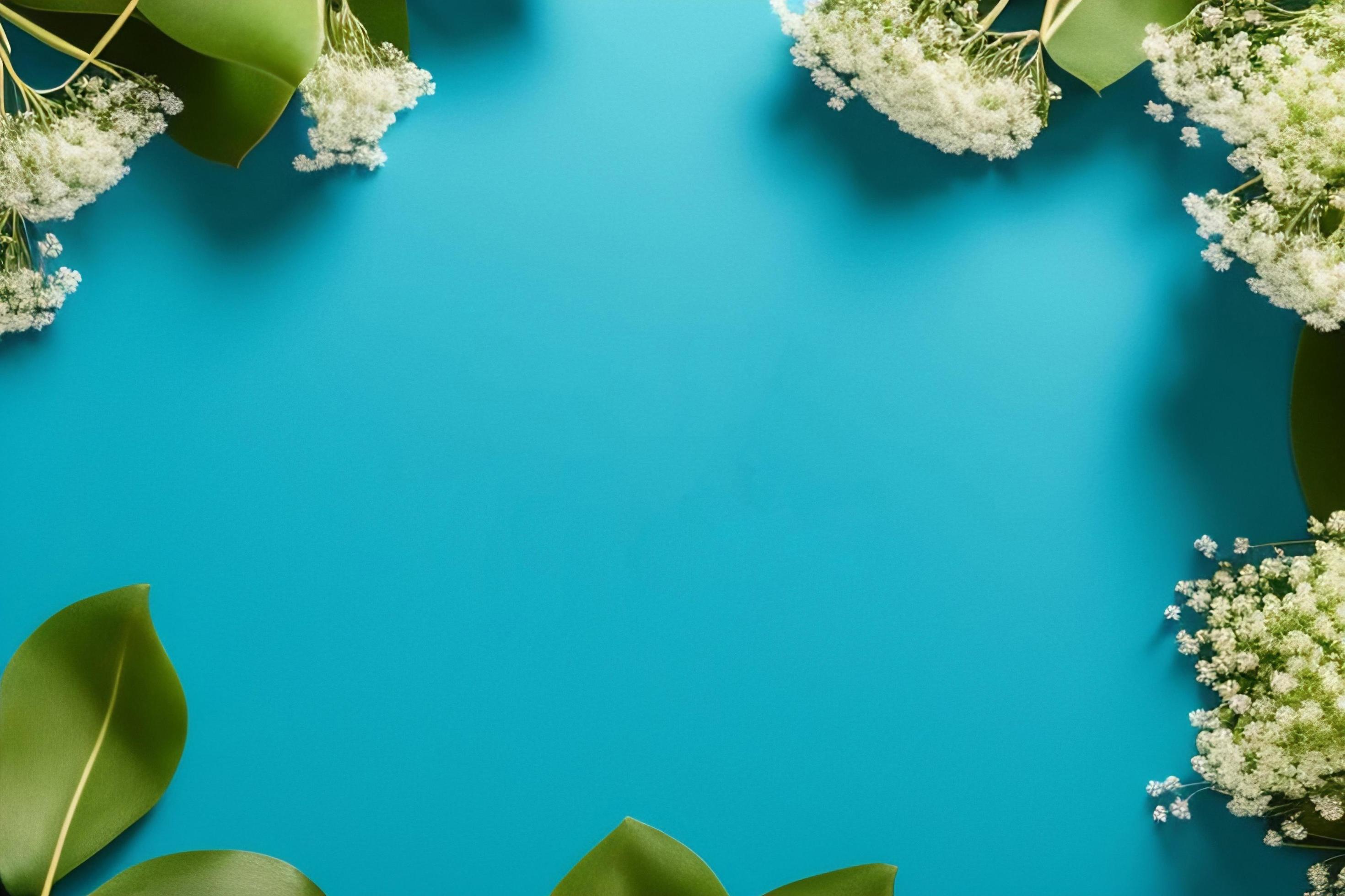 Mockup for a letter or wedding invitation with branches and leaves. Natural light and shade coverage. Stock Free