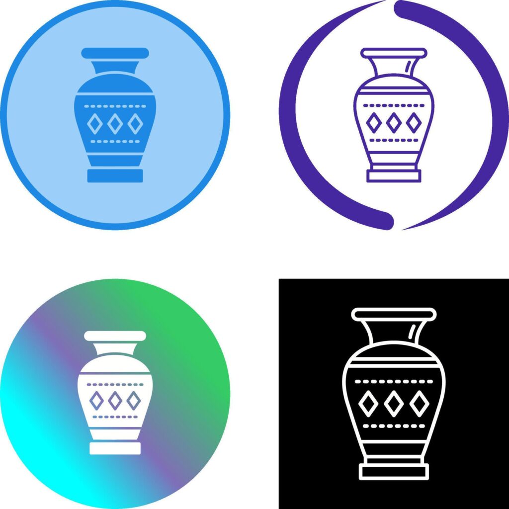 Vase Icon Design Stock Free