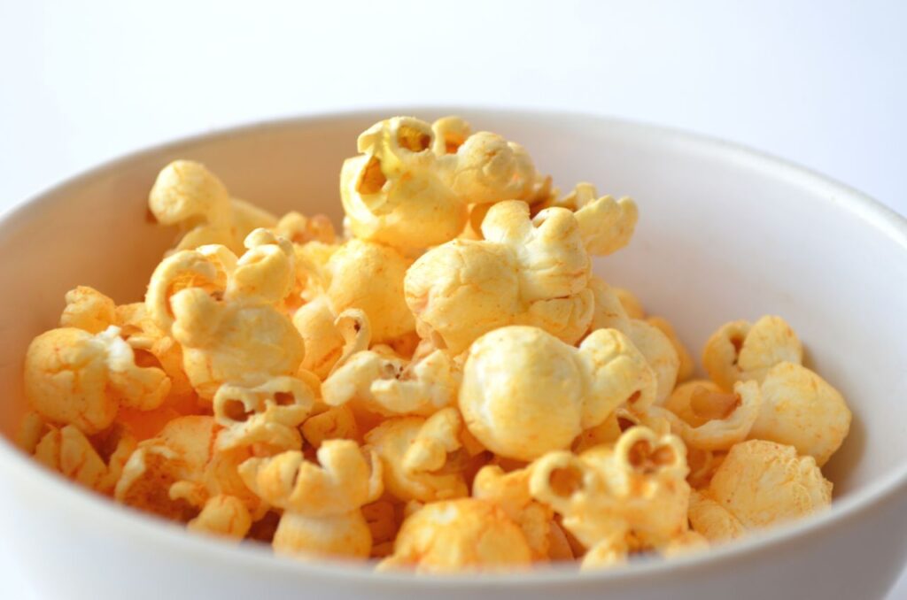 Popcorn Bowl Closeup Stock Free