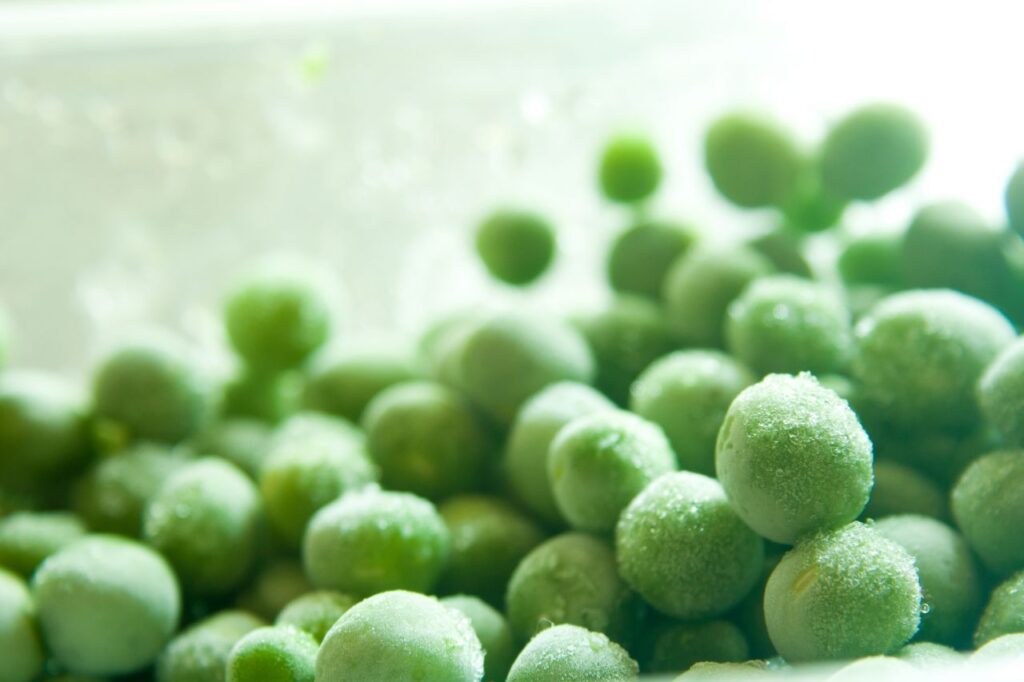 Green Frozen Peas Stock Free