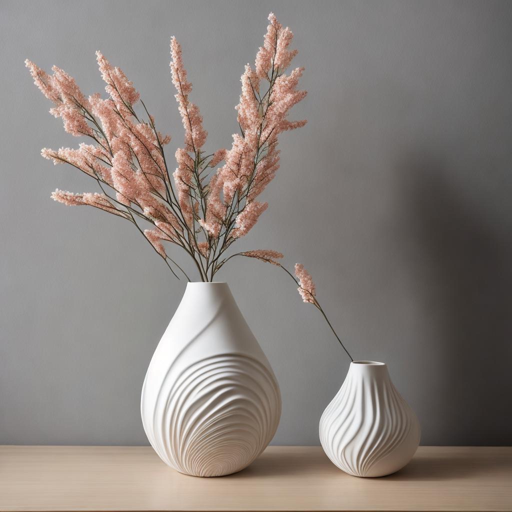 “Flower vase, elegant design, by @ai_generated