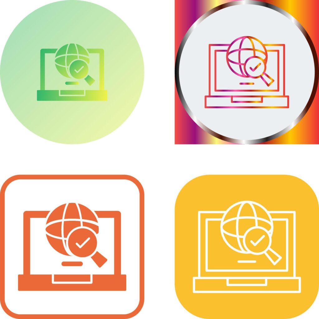 Research Icon Design Stock Free