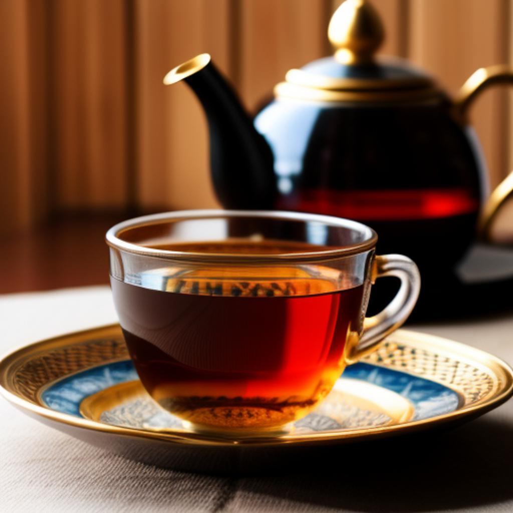 Turkish tea by @nidyamert by @ai_generated