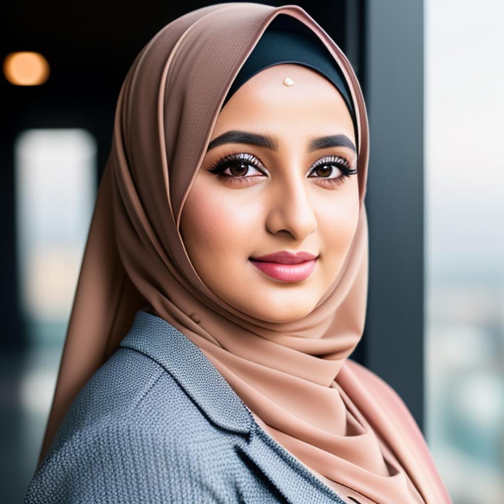 Young hijabi professional business by @ai_generated