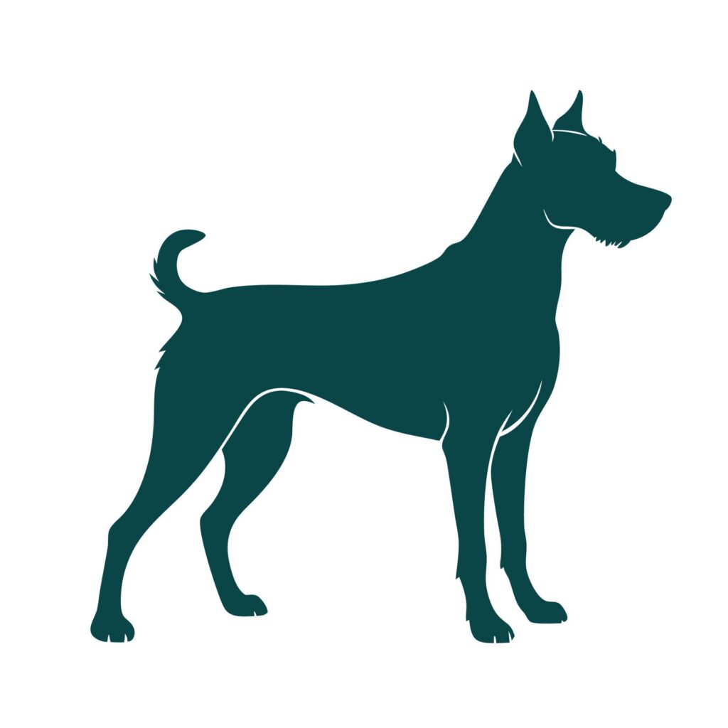 dog silhouette .AI-generated Free Vector