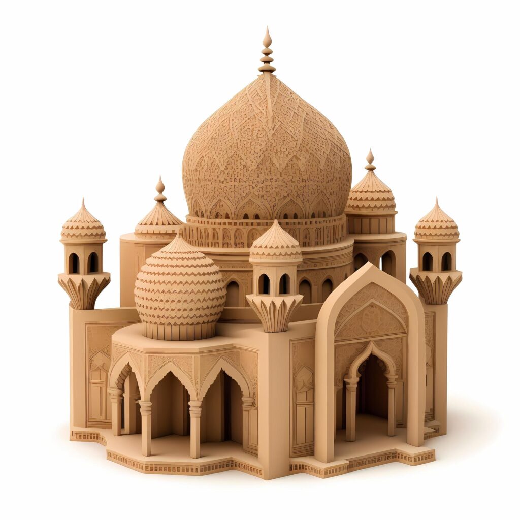 mosque AI Generated Stock Free