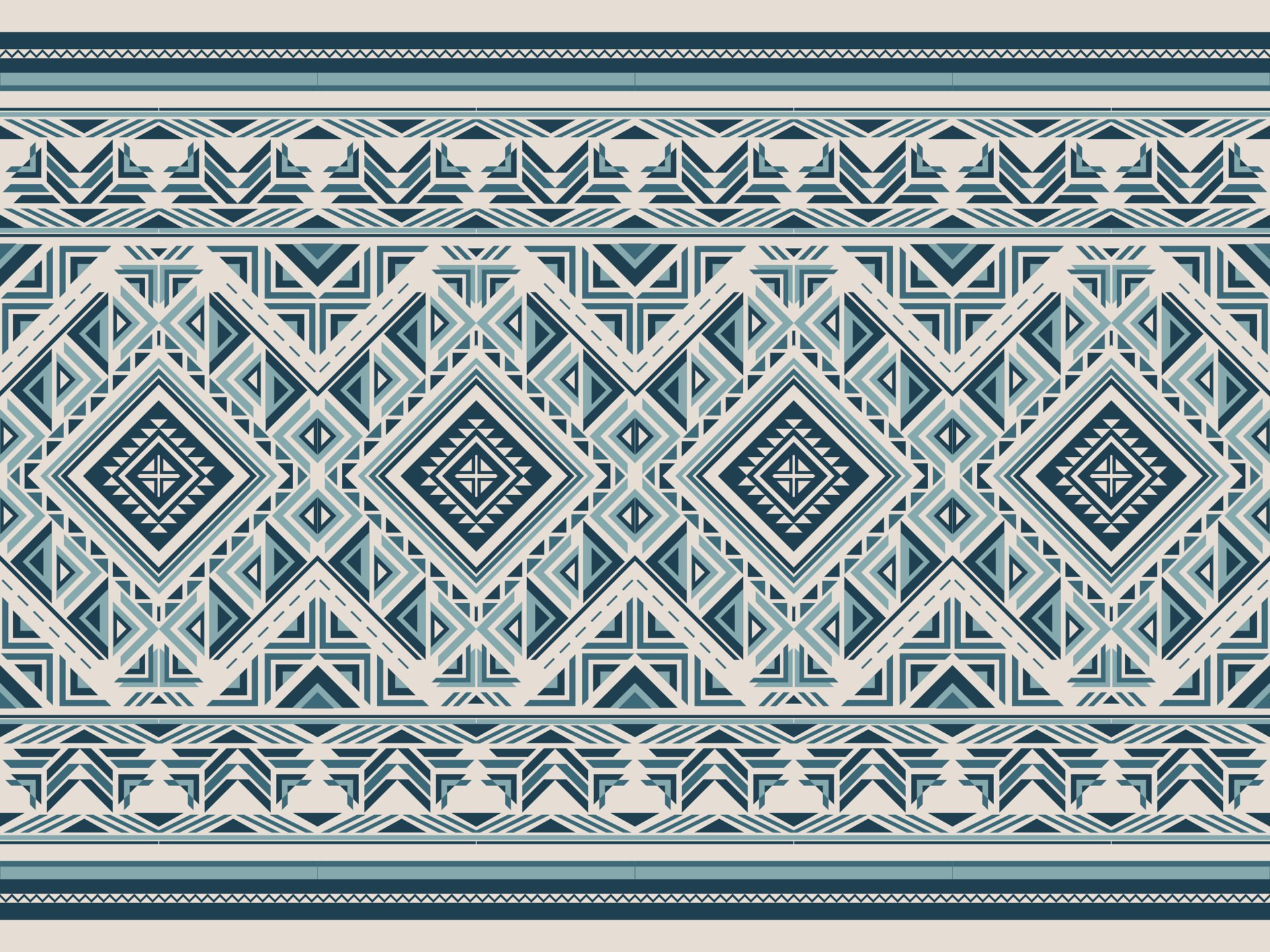 Native american pattern indian ornament pattern geometric ethnic textile texture tribal aztec pattern navajo mexican fabric seamless Vector decoration Free Vector