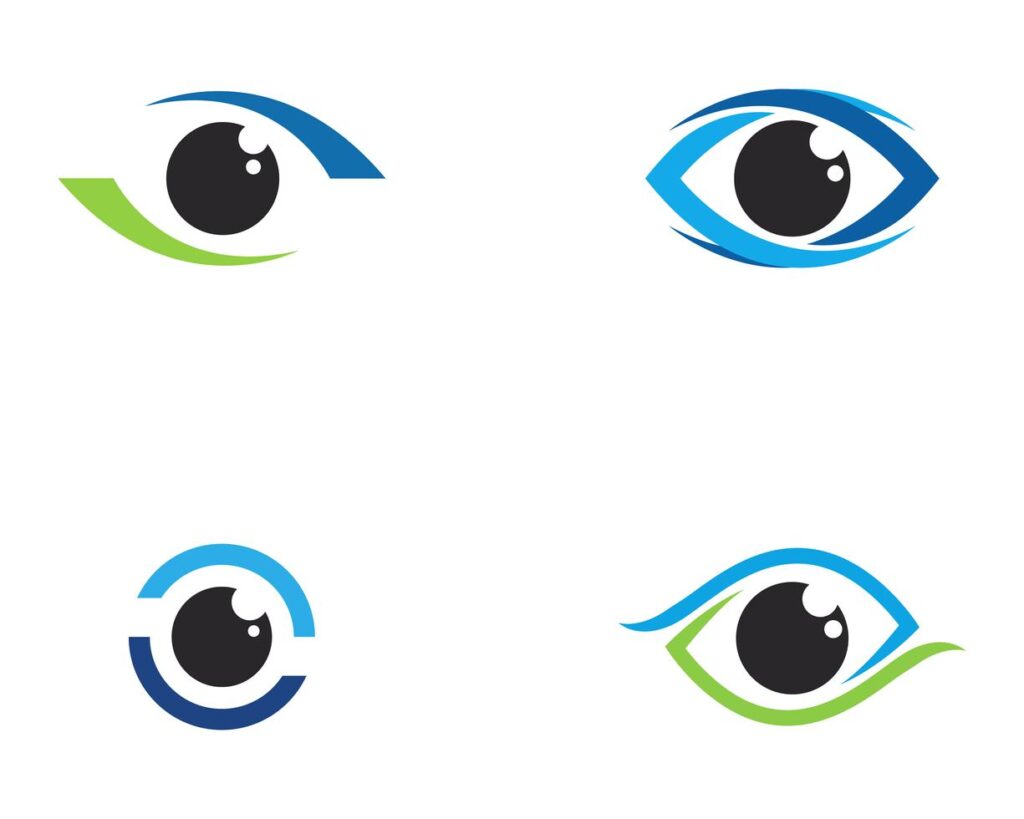 Eye logo vector Stock Free