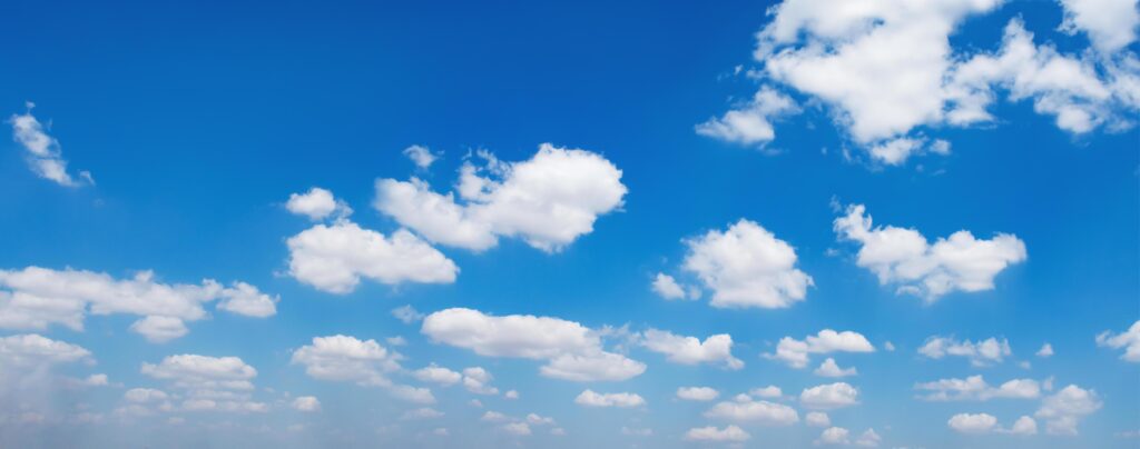 panorama blue sky with white cloud background nature view Stock Free