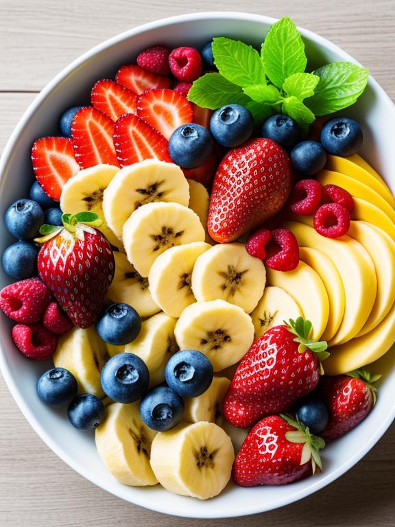 Mixed Fruit Bowl: Show by @ai_generated