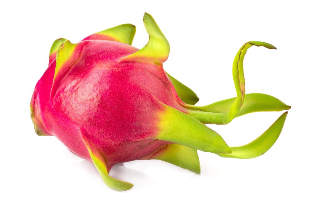 Dragonfruit or Pitaya isolated on a white background Stock Free