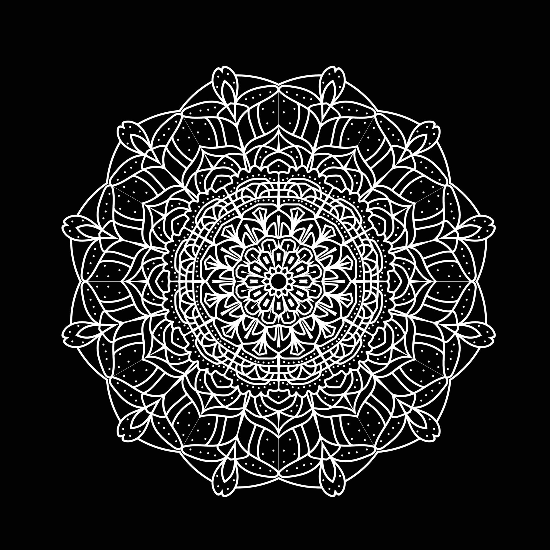 Ornamental mandala design, decorative element, luxury mandala pattern vector design, mandala for Henna, Mehndi, tattoo. Free Vector