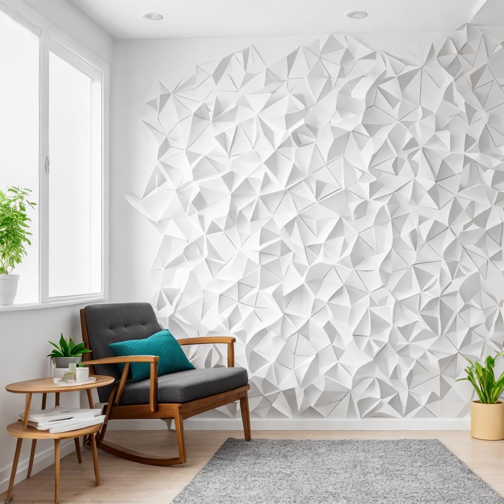 New paper board wall by @ai_generated