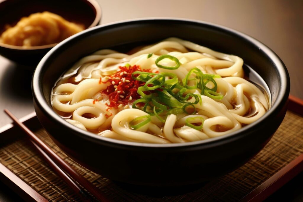 udon japanese photography Food Photography AI Generated Stock Free