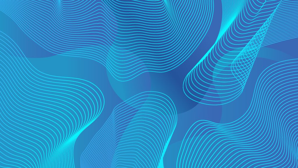 Modern abstract wave lines blue gradient color background Free Vector and Free SVG