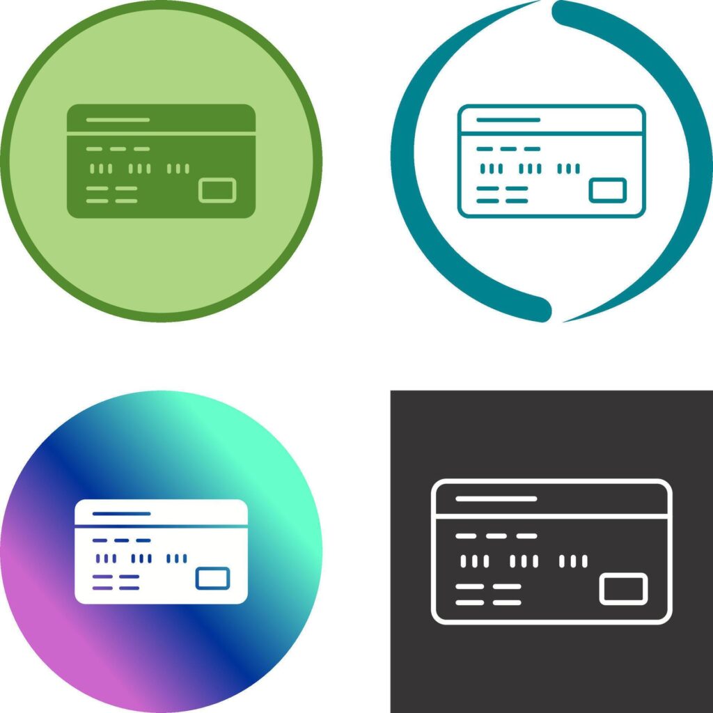 Debit Card Icon Design Stock Free