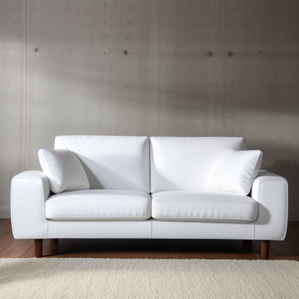 White sofa by @ouzidsalwa by @ai_generated