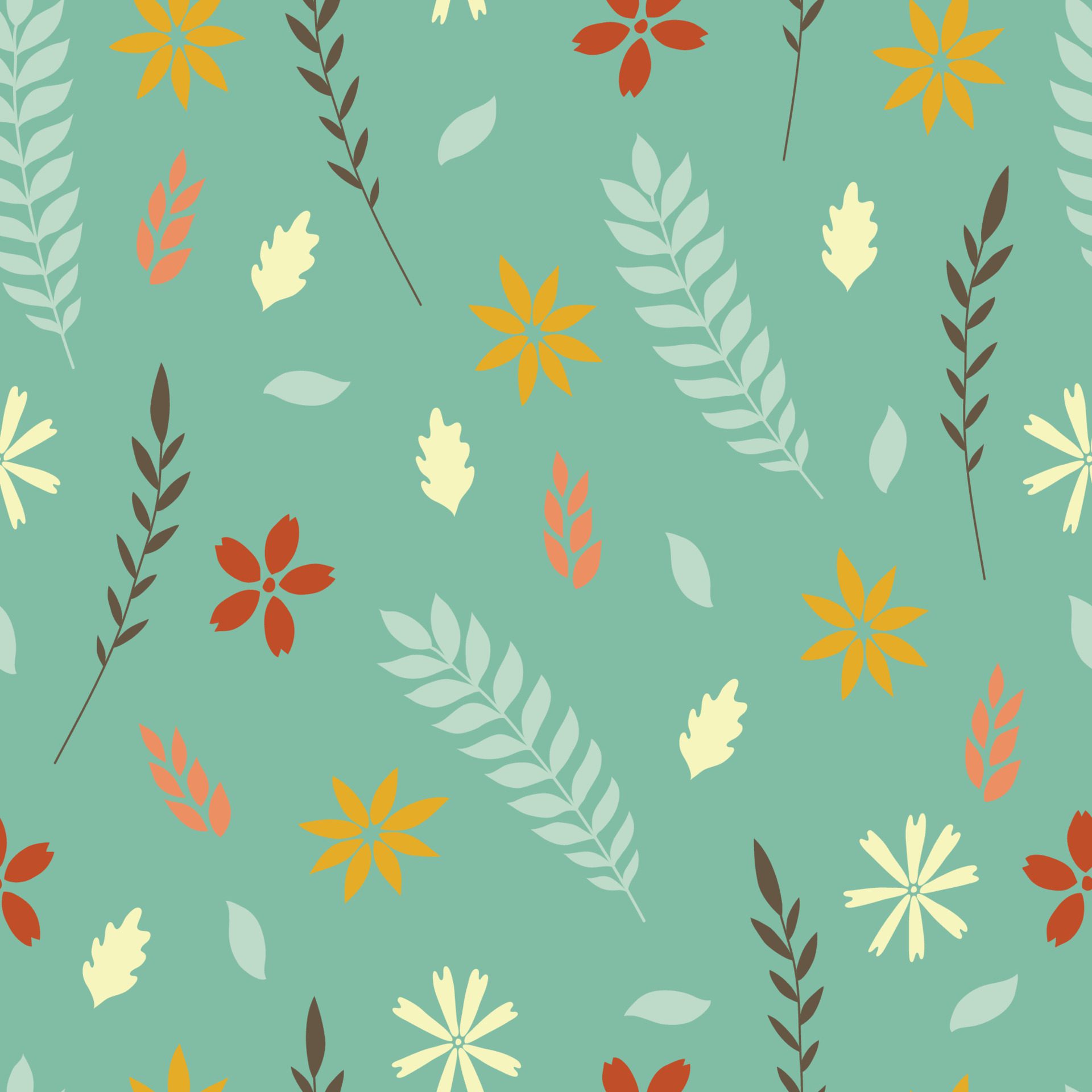 Floral seamless pattern seamless background 05 Free Vector