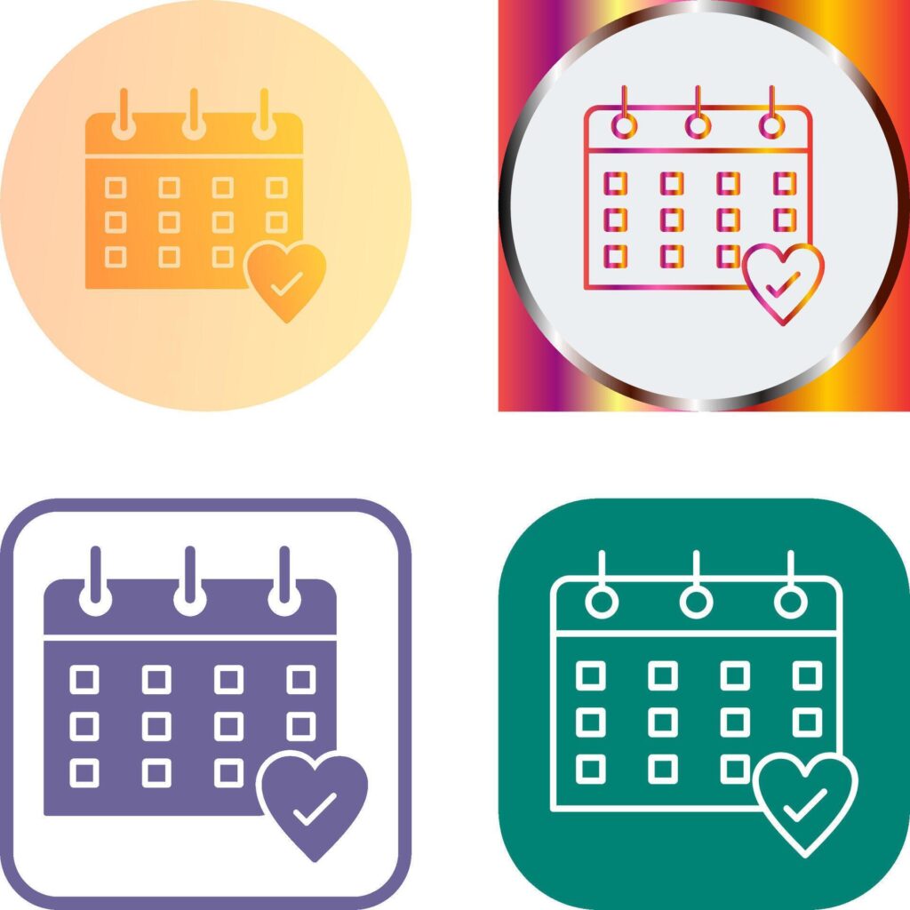 Calendar Icon Design Stock Free